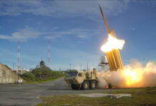 THAAD missile launch