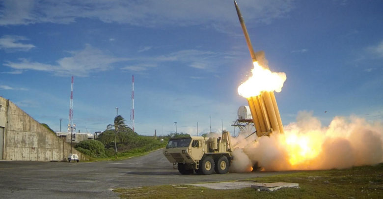 THAAD missile launch