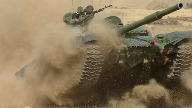 Indian Army T-72 main battle tank