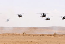 UH-60 Black Hawk helicopters in Saudi Arabia