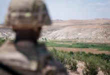 US Forces patrol Near Manbij, Syria