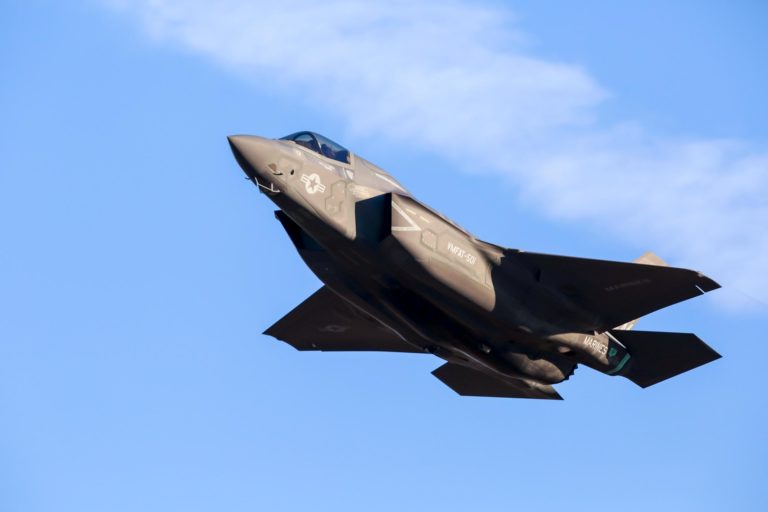 US Marine Corps F-35 crashes in South Carolina, pilot safely ejects