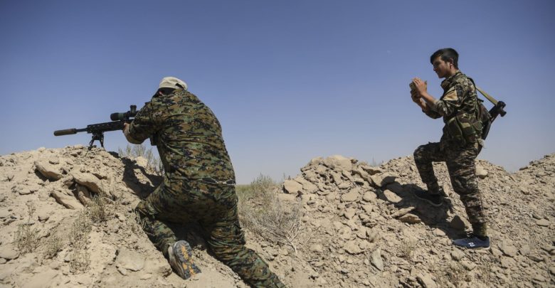 SDF Forces Conduct Live-Fire Training with Coalition