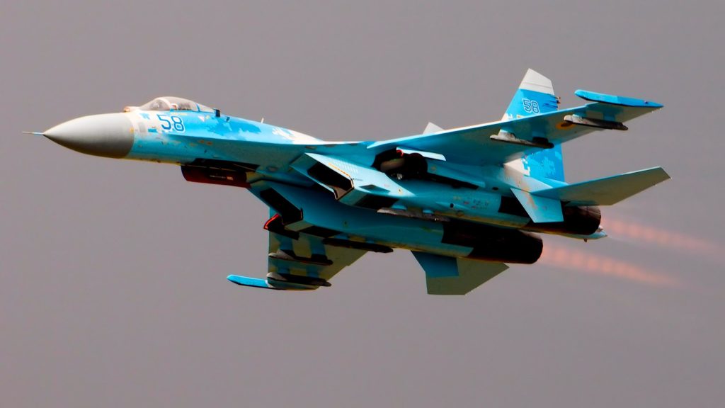 Ukraine Su-27 fighter jet crashes during NATO exercise