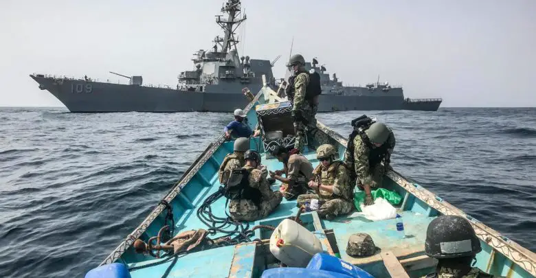 US Navy seizes weapons off Yemem