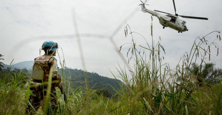 Monusco helicopter