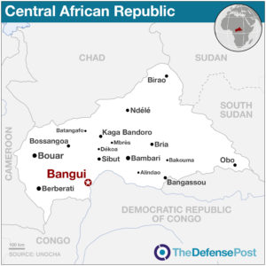 Carte de la République centrafricaine