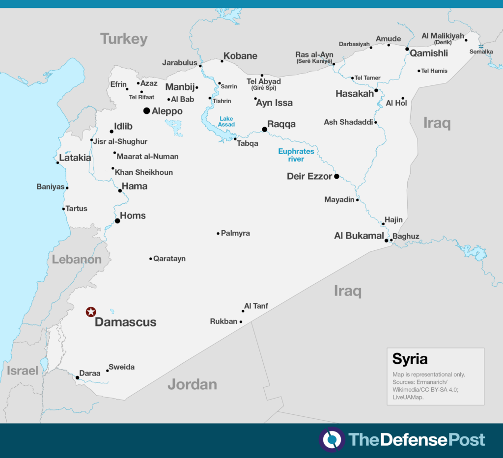 Карта сирии и израиля на русском