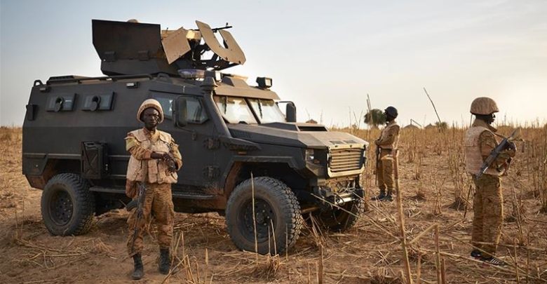 Burkina Faso soldiers.