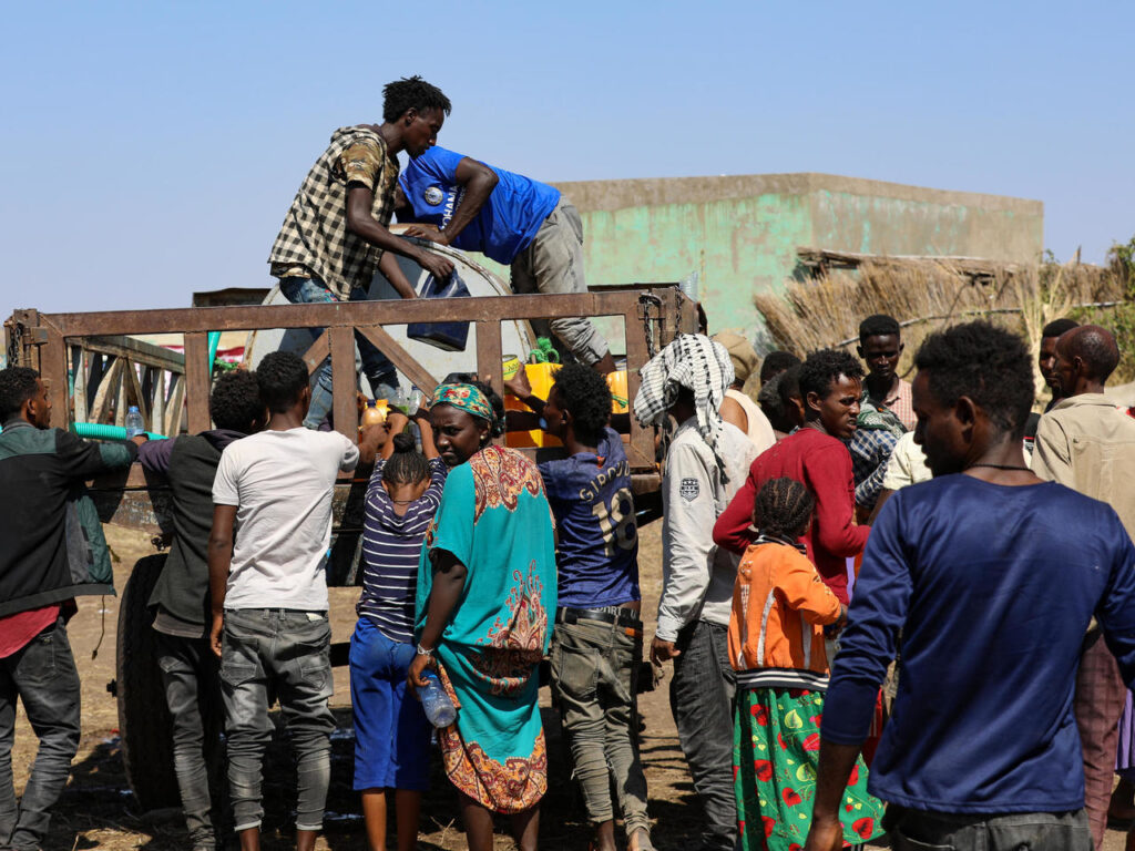 Thousands of Ethiopians have fled to neighboring Sudan to escape the conflict in Tigray.
