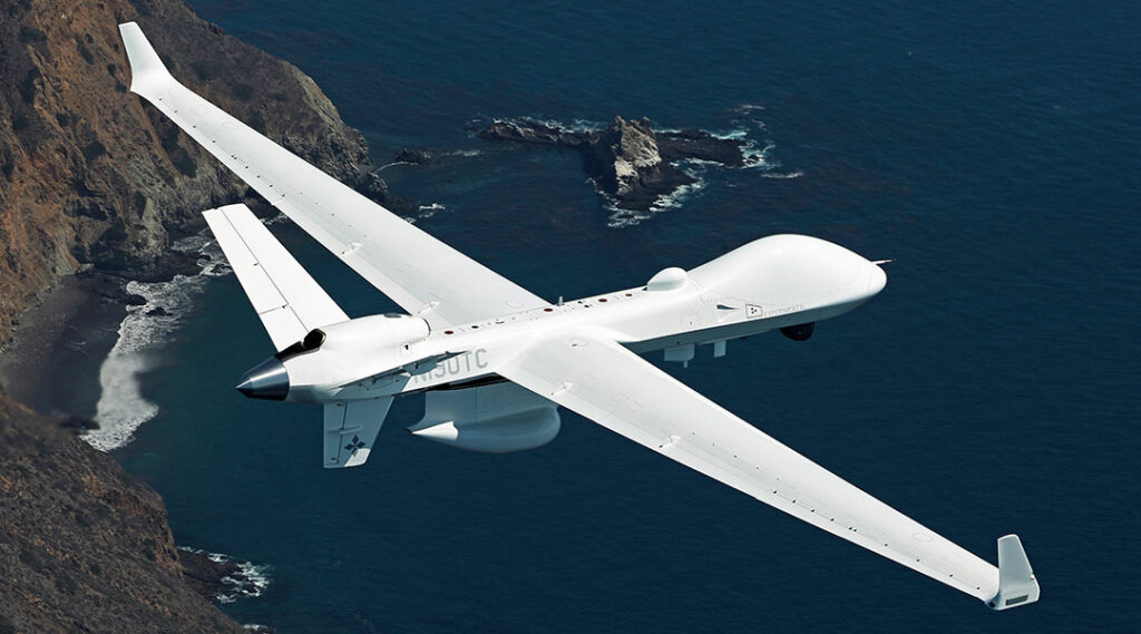 Mq 9b Skyguardian Drone Demonstrates Multi Orbit Satellite Communication