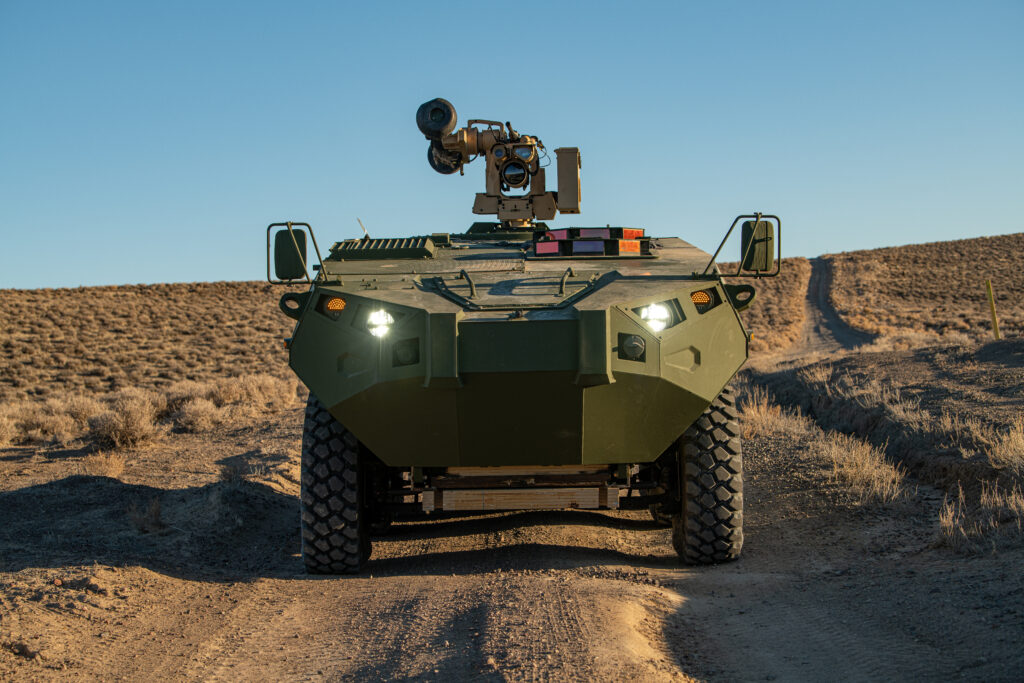 amphibious reconnaissance vehicle by Textron