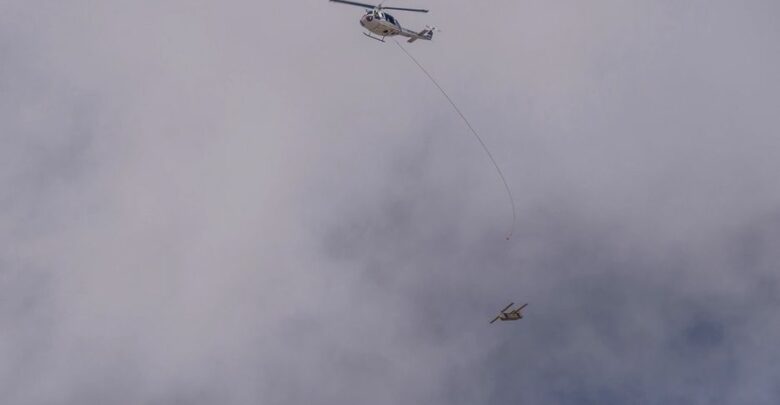 aircraft-dropped unmanned cargo delivery glider