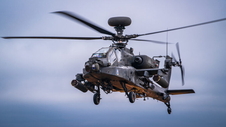 British Army Flight-Testing New Apache Helicopters