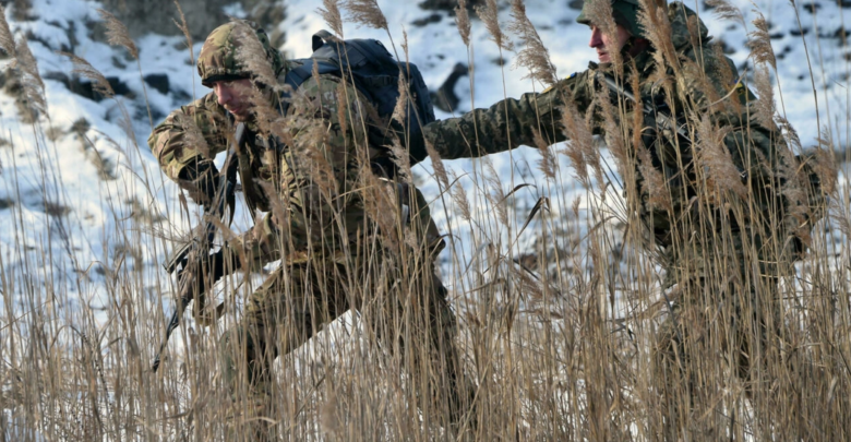 Ukrainian soldiers