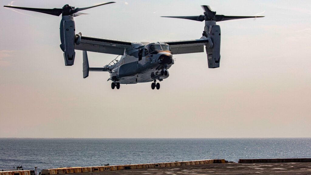 US Navy’s V-22 Osprey Aircraft Ready for Deployment