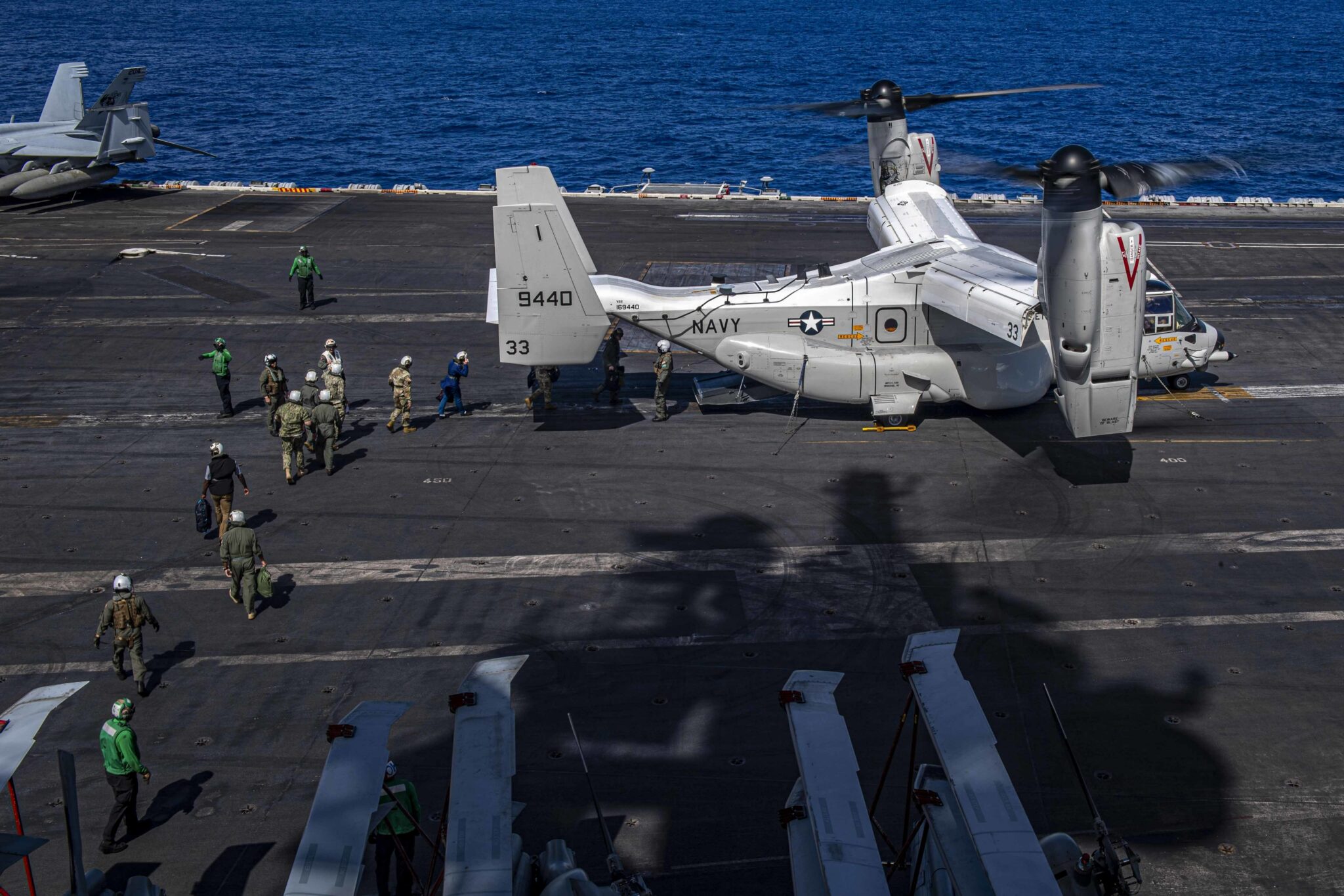 US Navy Fleet Readiness Depot Accepts First CMV-22B Osprey for Maintenance