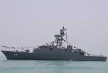 The Iranian Navy’s indigenous destroyer Dena