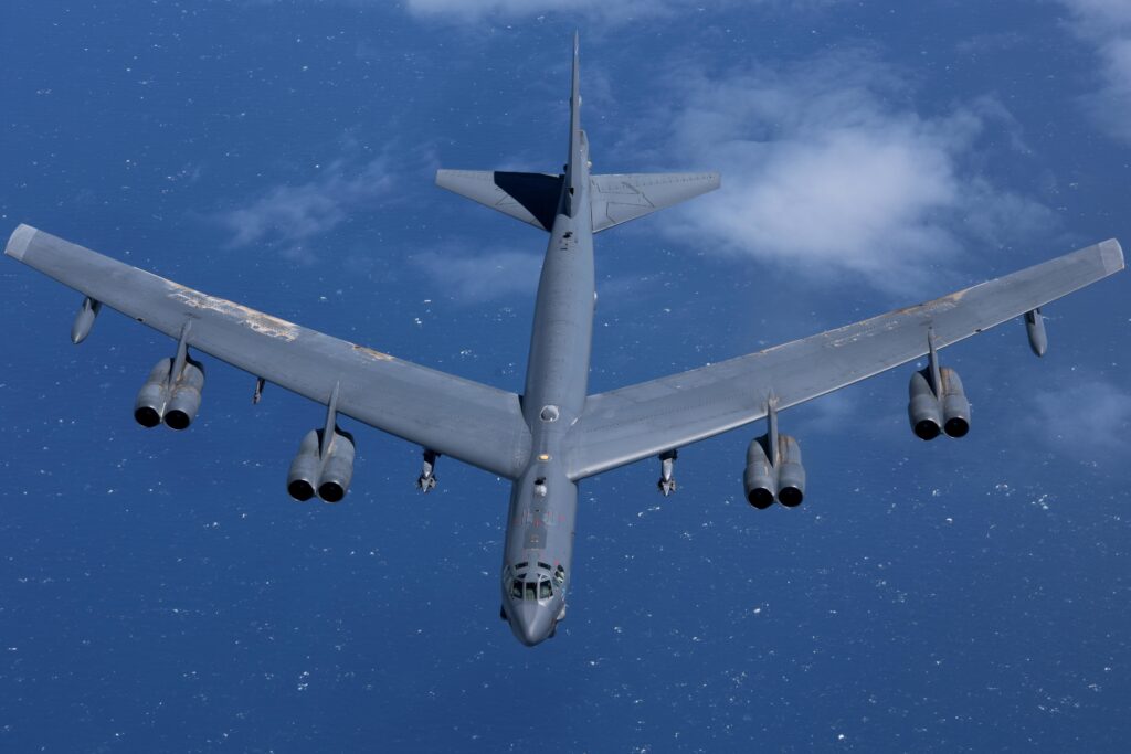 US B-52 Bomber Lands At South Korean Air Base