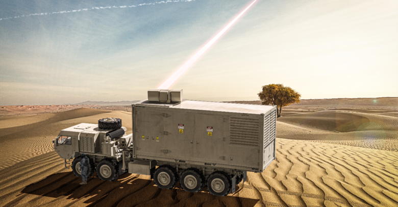 US Army’s Indirect Fires Protection Capability-High Energy Laser (IFPC-HEL) Demonstrator laser weapon system