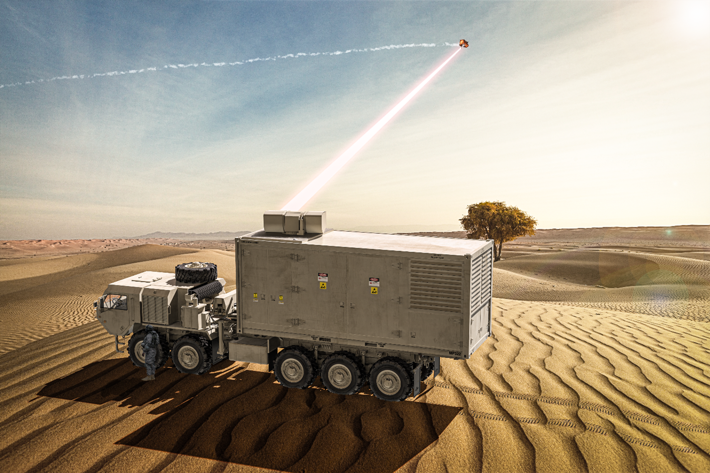 Advanced future military laser achieves UK first 