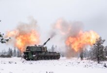 Finland's K9 howitzer