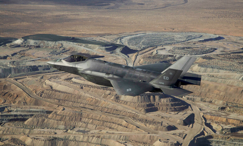 An F-35A, in flight above the Mojave Desert in California, January 6, 2023. A developmental test team from the 461st Flight Test Squadron conducted the first flight of an F-35 in the Technology Refresh 3 (TR-3) configuration at Edwards Air Force Base, California. The 50-minute flight, which took the jet to 35,000 feet at speeds just shy of the speed of sound above the desert, marked the start of an extensive flight test campaign. TR-3 provides the computational horsepower to support modernized Block 4 capabilities. The F-35 Joint Program Office is the Department of Defense's focal point for the 5th-generation strike aircraft for the Navy, Air Force, Marines, and our allies. The F-35 is the premier multi-mission, 5th-generation weapon system. Its ability to collect, analyze and share data is a force multiplier that enhances all assets in the battle space: with stealth technology, advanced sensors, weapons capacity, and range. The F-35 has been operational since July 2015 and is the most lethal, survivable, and interoperable fighter aircraft ever built.
