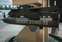 DS-25 air-to-surface precision-guided munition displayed at IDEX 2023