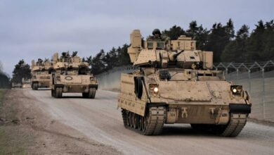 Bradley armored vehicles