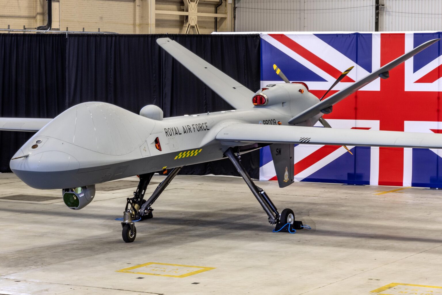 First Royal Air Force MQ-9B Protector Drone Completes Maiden Flight