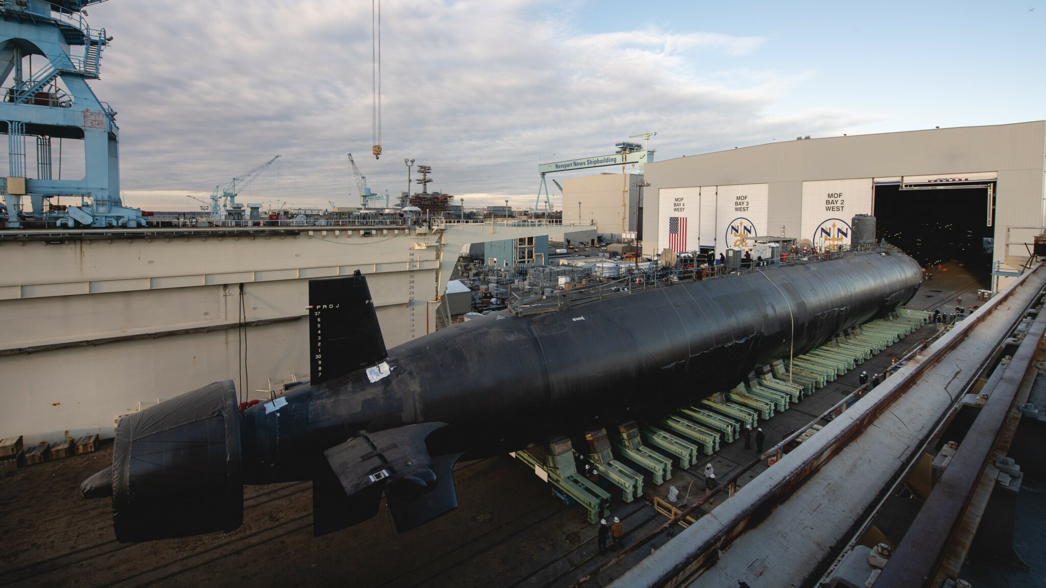 HII Completes Launch Ceremony of USS Massachusetts