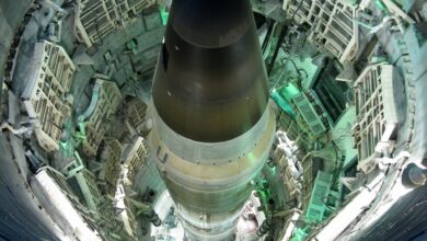 A view from above the silo housing a Titan II missile at the Titan Missile Museum in Green Valley, Arizona. Courtesy photo