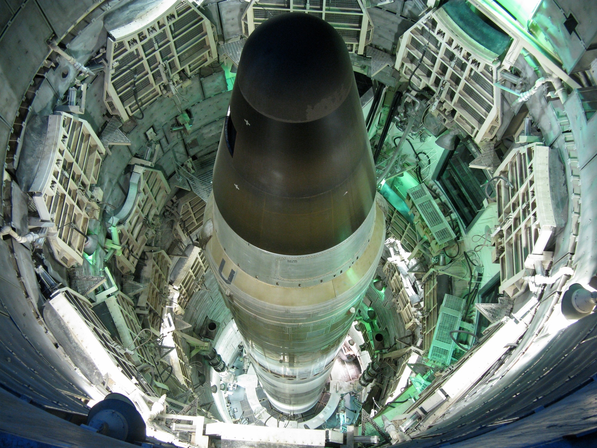 A view from above the silo housing a Titan II missile at the Titan Missile Museum in Green Valley, Arizona. Courtesy photo