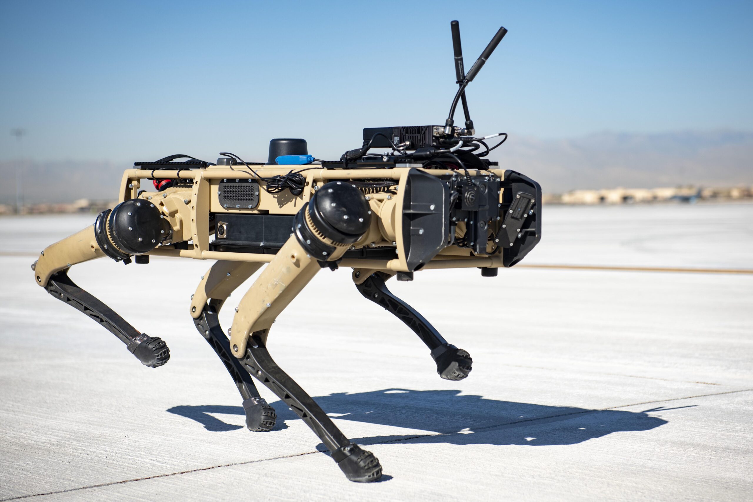 US Marines Test Robot Dogs With AI-Enabled Rifles