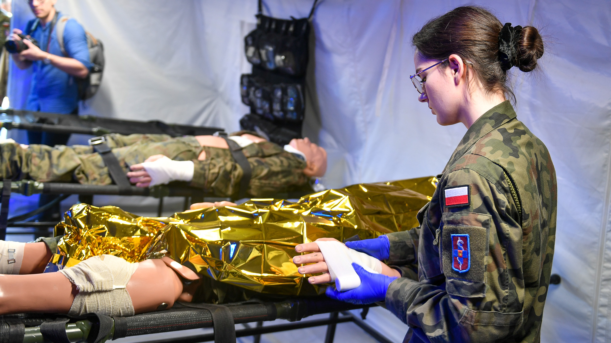 On May 27, 2024, Władysław Kosiniak-Kamysz, Deputy Prime Minister - Minister of National Defense at the Military Medical Education Center in Łódź informed about the development of medical education for the needs of the Polish Army. Photo senior corporal Wojciech Król/CO MON