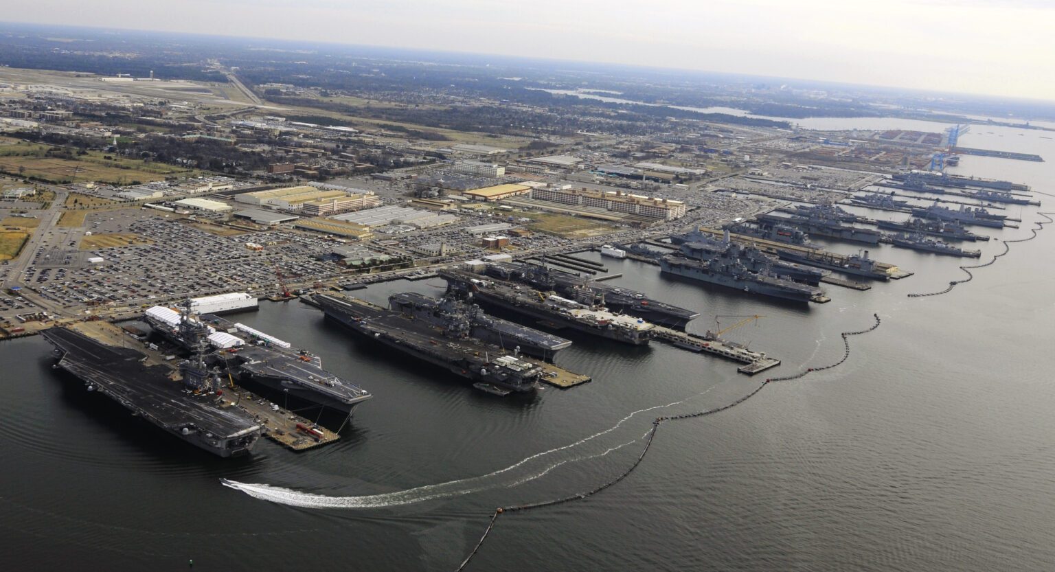 US Navy base in Norfolk