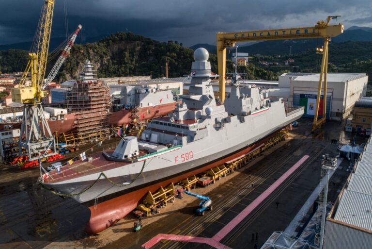 Italy Launches 10th FREMM Multi-Purpose Frigate