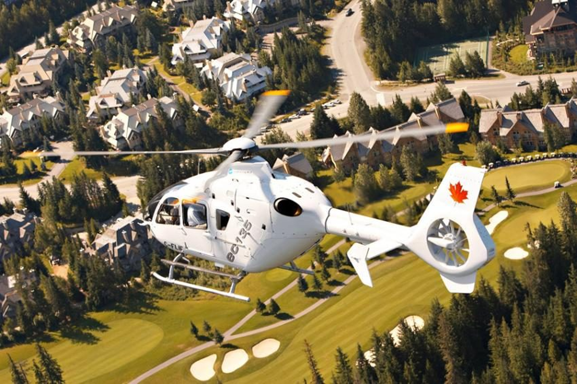 Canadian H-135 helicopter