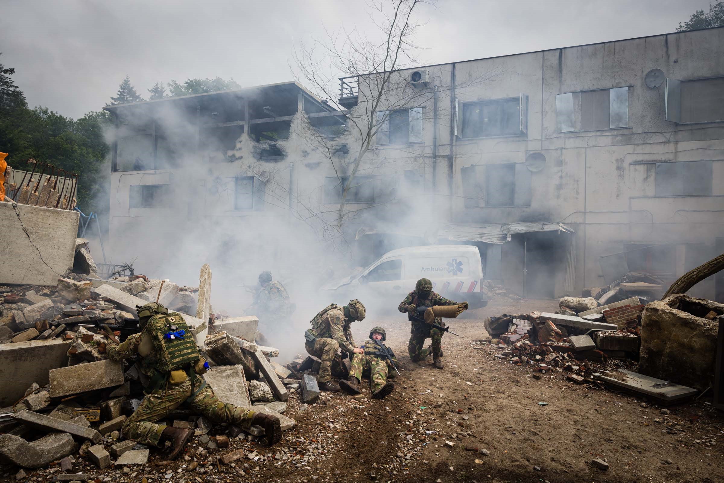 Medical training center for urban warfare in Hilversum. Photo: Netherlands Ministry of Defence