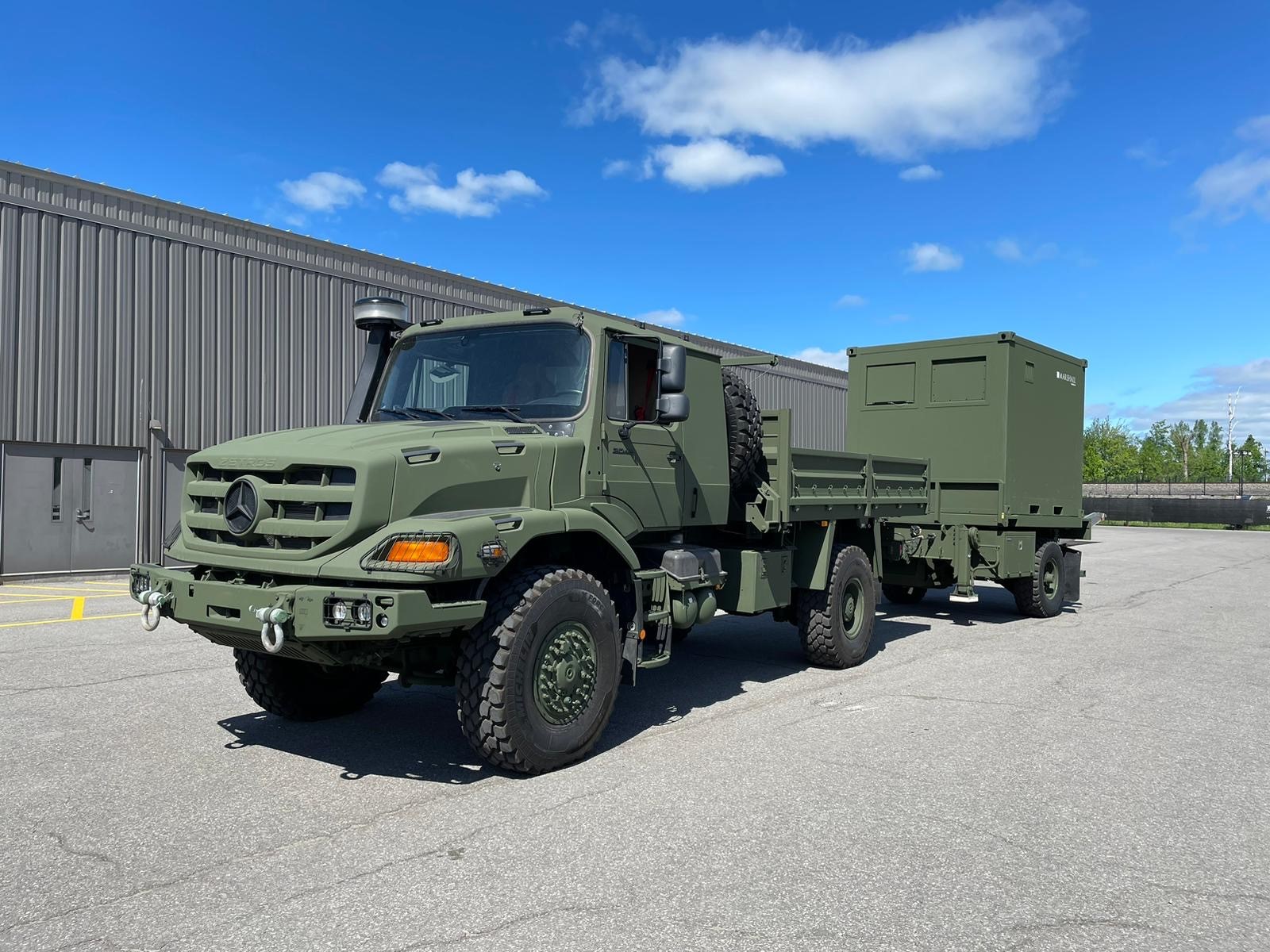 Logistics Vehicle Modernization (LVM) Project truck.