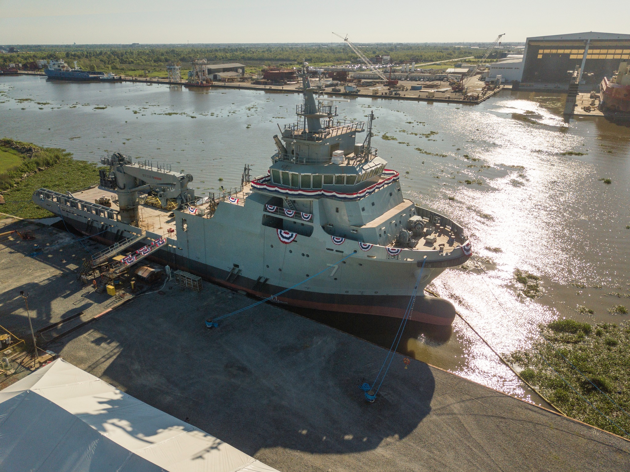 US Navy Christens Second Navajo Vessel in Louisiana