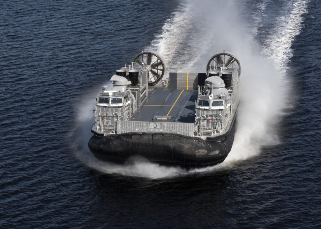 US Navy Accepts New Ship-to-Shore Hovercraft From Textron