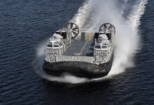 The Navy's newest Landing Craft Air Cushion (LCAC) hovercraft arrived at Naval Surface Warfare Center Panama City (NSWC PCD) September 2nd 2020. The two craft, LCAC 100 and LCAC 101, were escorted by NSWC PCD's research, development, test and evaluation craft, LCAC 91. This effort is part of the Navy's Ship to Shore Connector Program which calls for the procurement of 72 craft with a separate craft serving as a test and training craft.