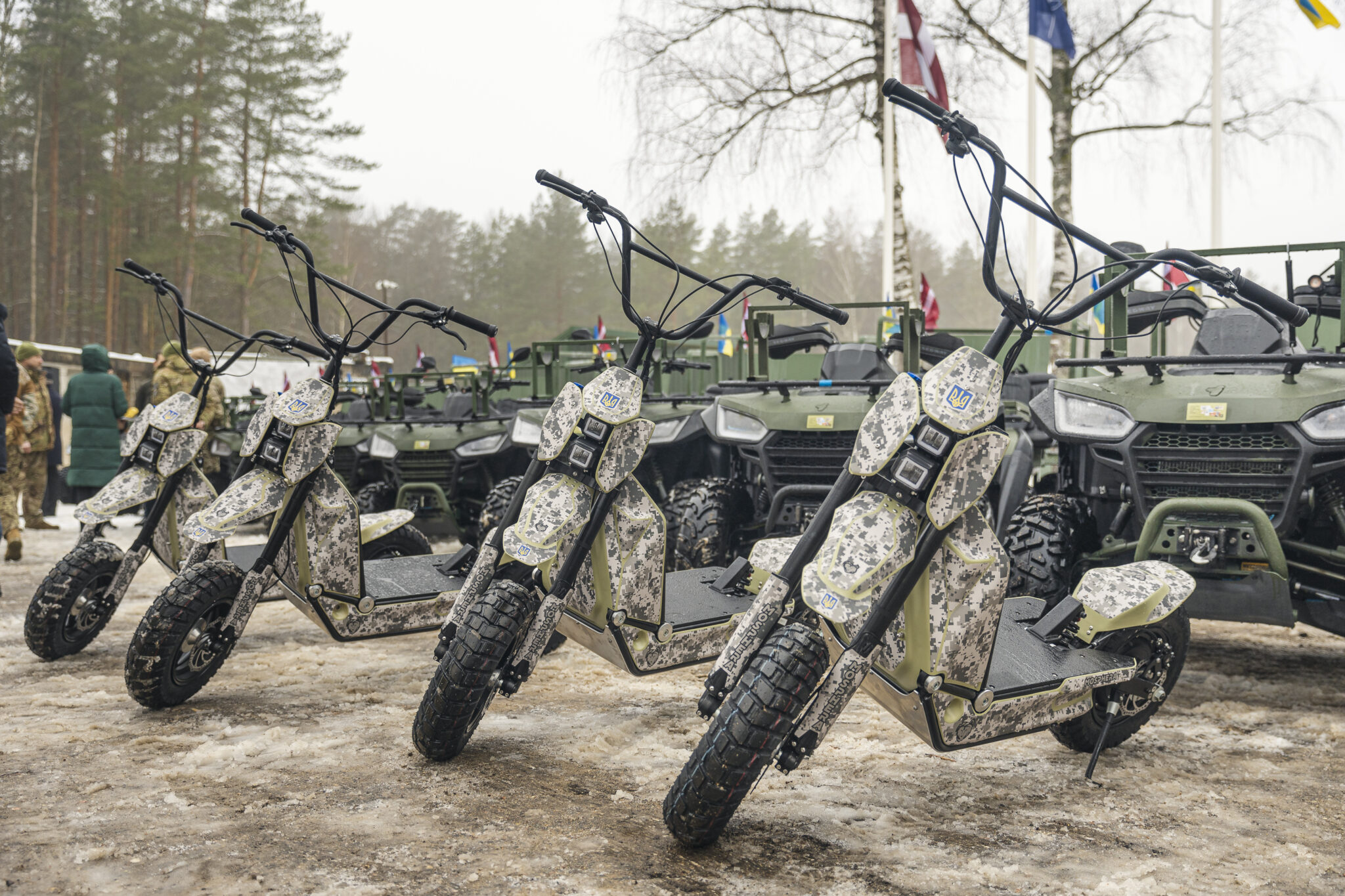 Ukraine Requests More Battlefield E-Scooters From Latvia: Report