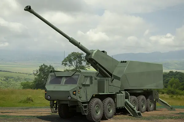 Sigma fully automatic self-propelled howitzer