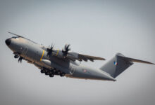 French Air and Space Force's A400M Atlas military transport aircraft