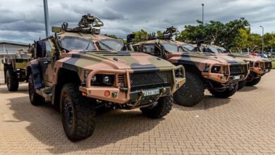Hawkei military vehicles