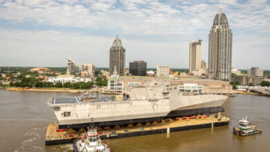 Independence-class littoral combat ship USS Pierre (LCS 38). Photo: Austal USA