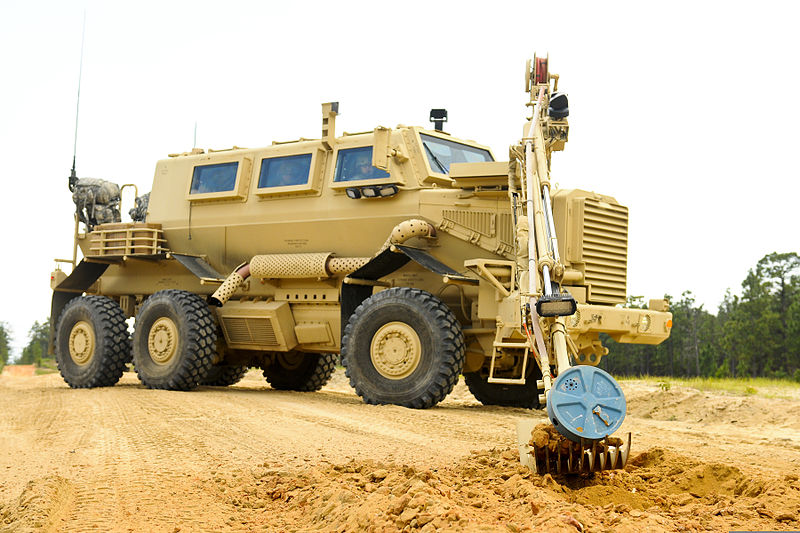 Buffalo mine protected vehicle