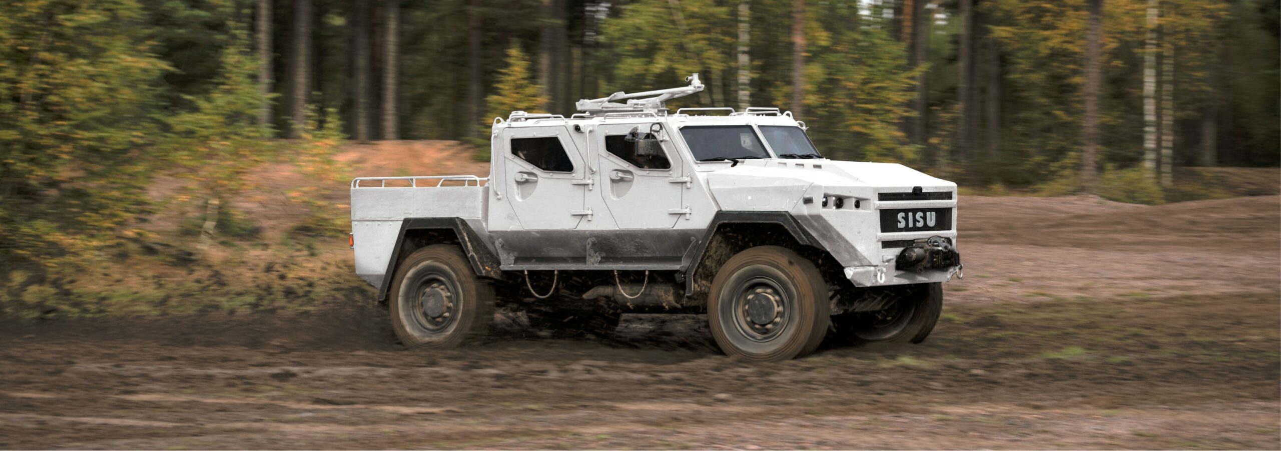 Terrängbil 24 (Sisu GTP 4x4) armored personnel carriers. Photo: Sisu Oy